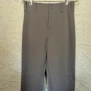 Allleson Solid Gray Men's Baseball Pants Size Medium